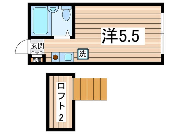 ツインクル稲田堤の物件間取画像